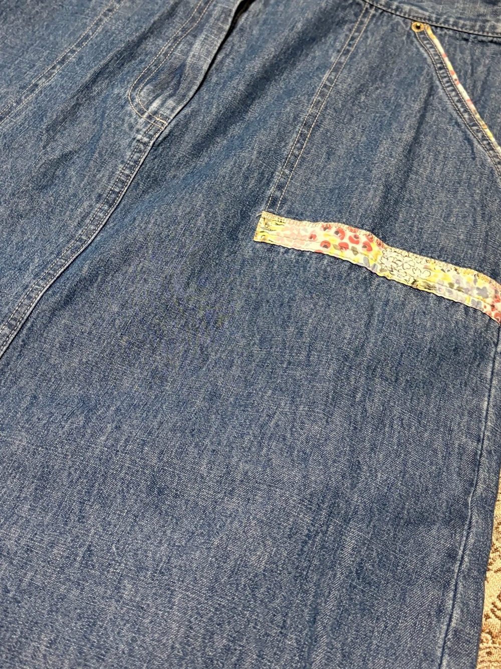 Blast Blues Denim Maxi Skirt - Picture 7 of 11